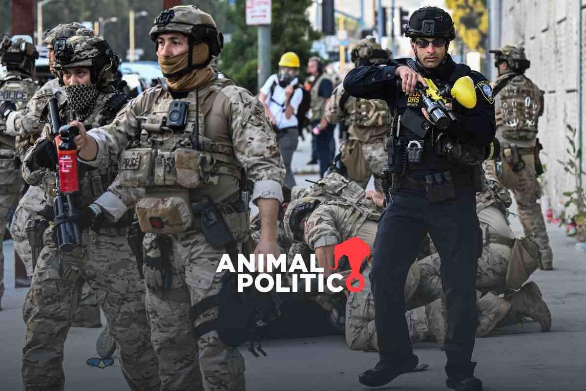 Marines llegan a Los Ángeles previo a nuevas protestas contra redadas antiinmigrantes